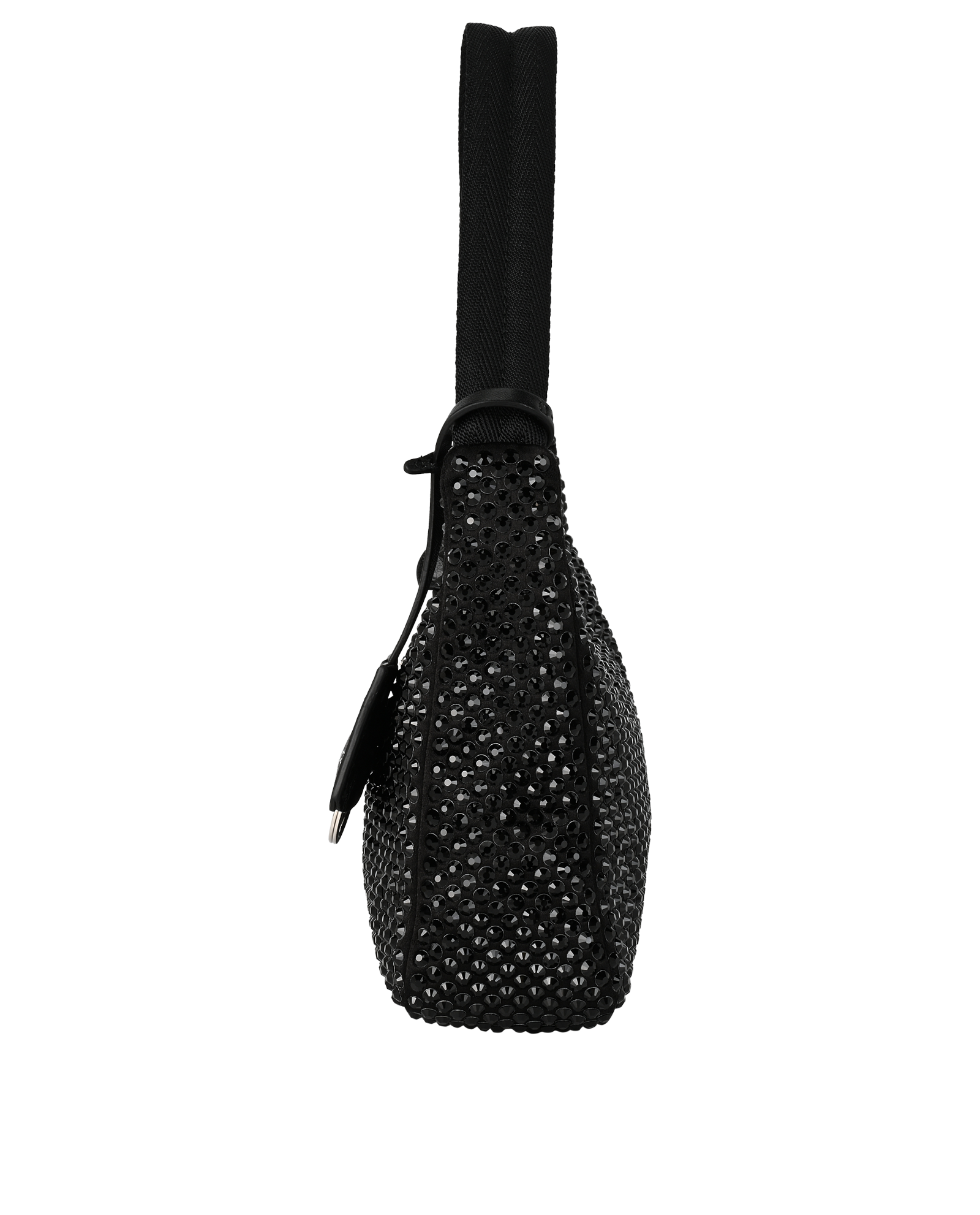 Re-Edition 2000 Crystals, &pound;1,100, Handbags, Black, Leather/Nylon (Polymer), Bottom view